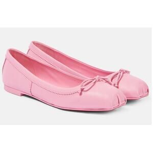 Christian Louboutin Mamadrague Ballerina Ballet Flat Shoes Pink 36.5